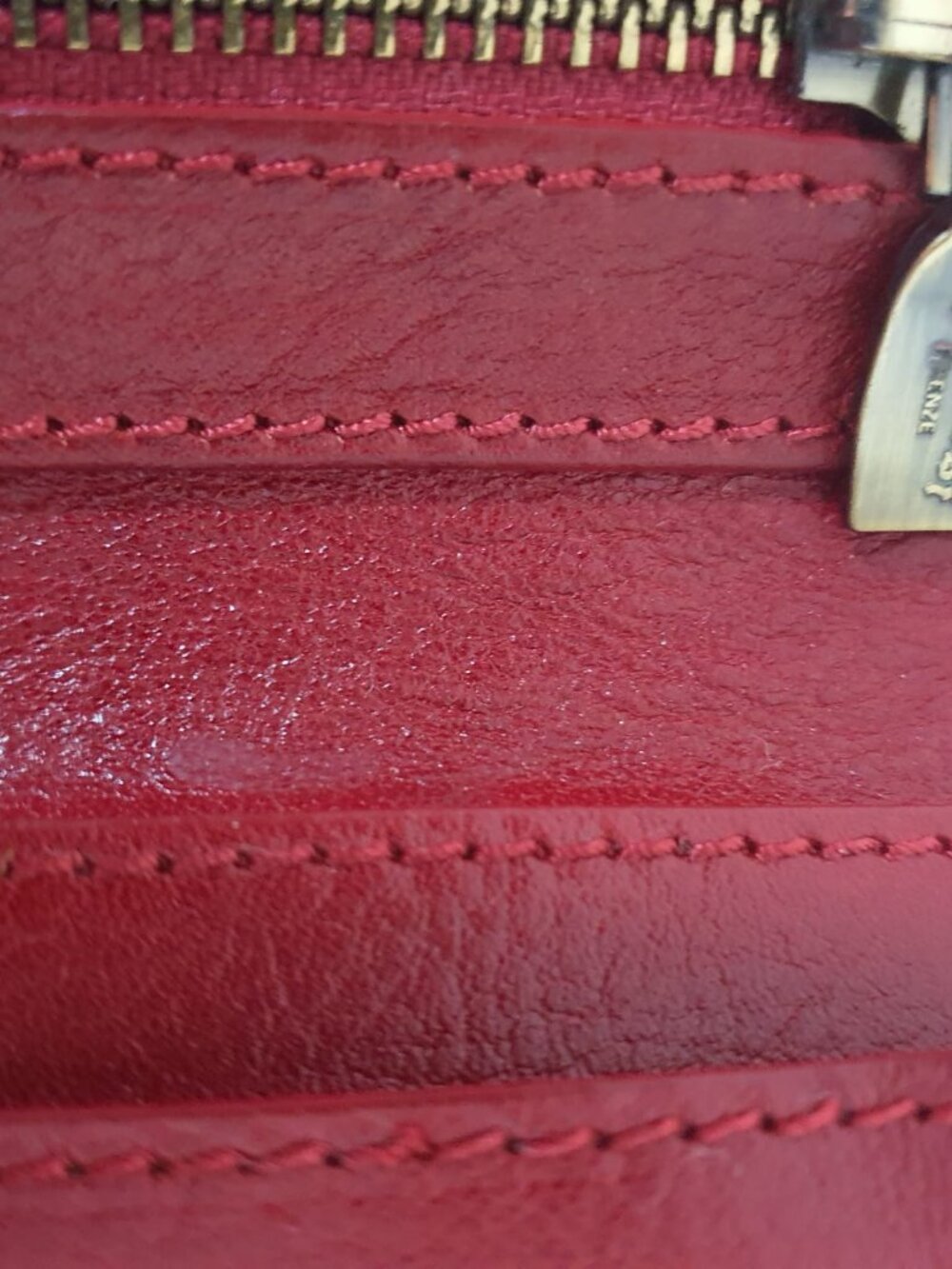 Pratesi Firenze Red Italian Leather Wristlet Wallet/Clutch – NWOT - Picture 2 of 11